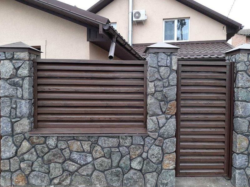 Забор Жалюзи Паркан Ранчо Жалюзі