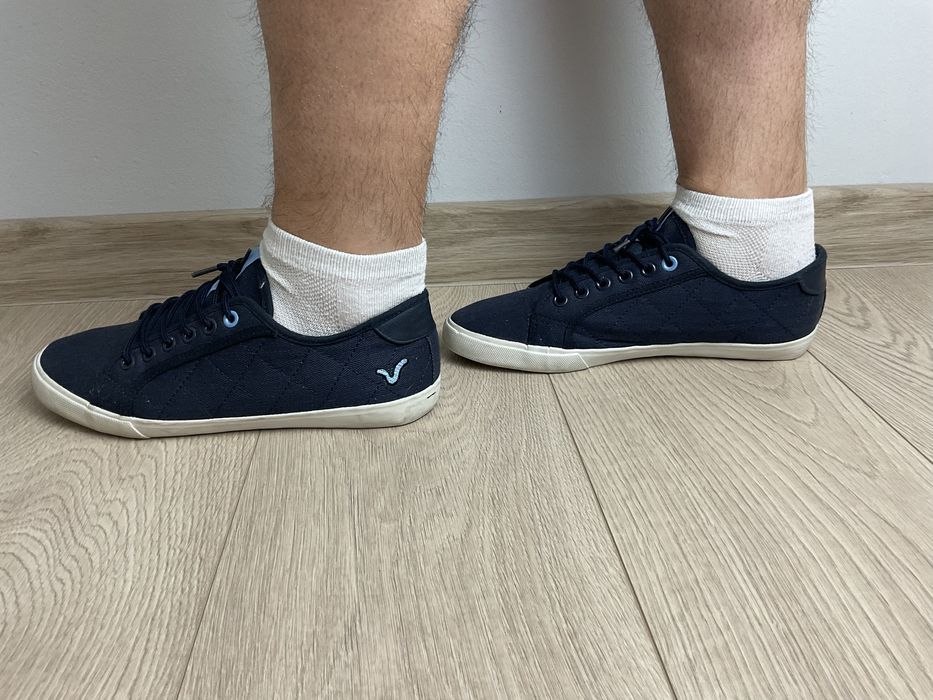 Voi jeans tenisówki męskie trampki 40 granatowe w jodełke super stan