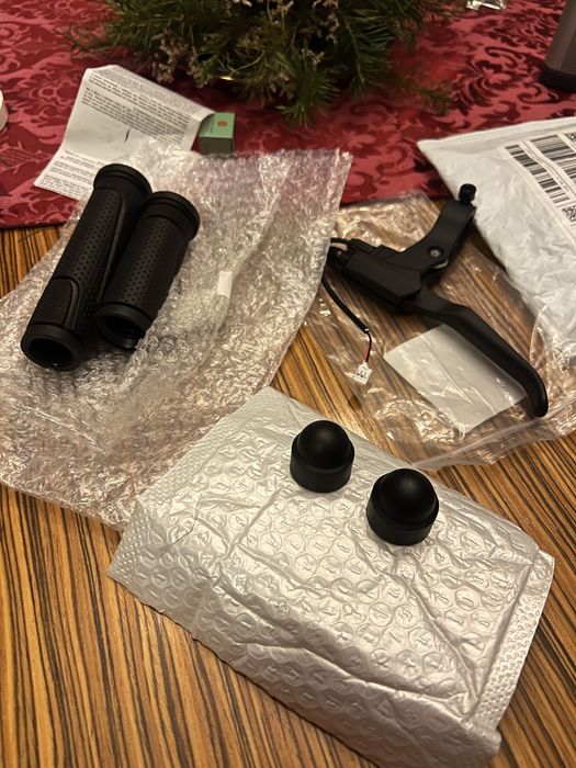 Manete, punhos, tampas parafuso proteção kukirin g4