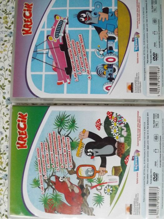 Krecik, bajka, dvd, VCD, film bez przemocy