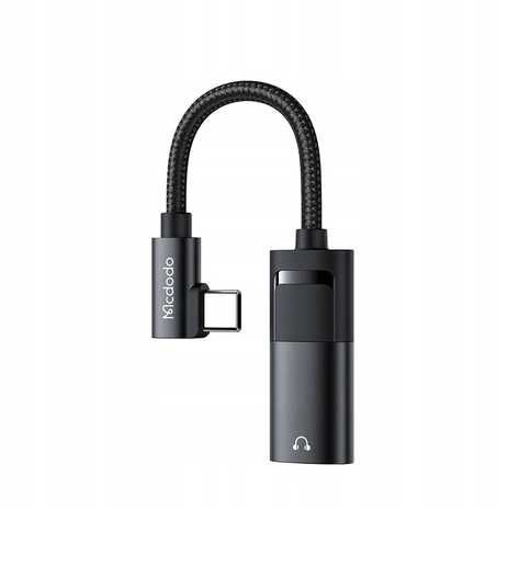 Nowy Mcdodo USB-C Jack 3.5 Adapter DAC ładowanie 60W audio AUX
