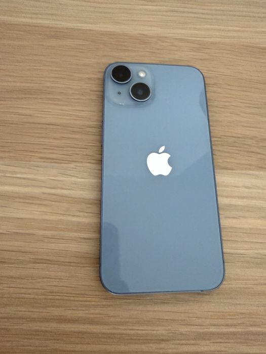 iPhone 14 Azul 128GB | Muito Bom Estado | 84% Bateria + 3 Capas