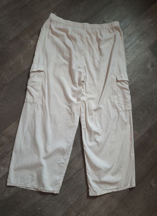 Чоловічі стильні широкі штани карго bershka baggy fit (unisex) — розмір xxl