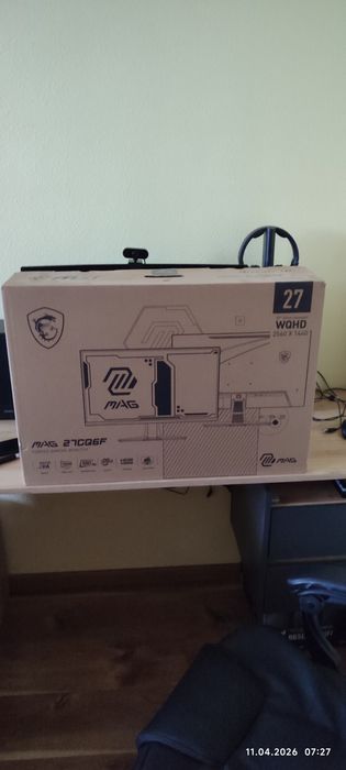 Манітор 27 2К гарантія 1.5 роки MSI MAG 27CQ6F