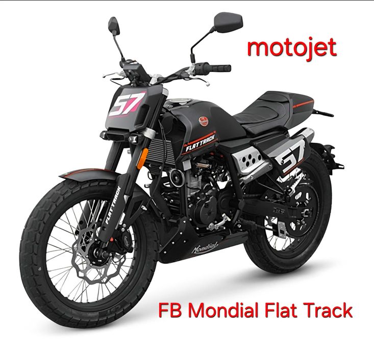 Motociclo novo,  modelo Flat Track 125, zero km, motor Aprilia