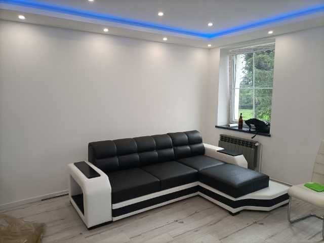 Narożnik GALAXY czarno biały