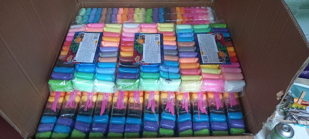 Дитячий Повітряний пластилін- модулін 36 кольори  Воздушный пластилин