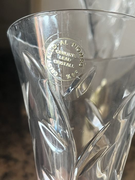 Conjunto de 4 copos de cristal