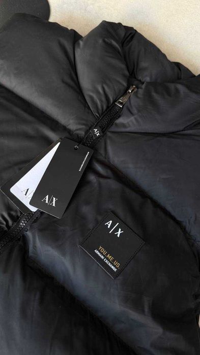 Чоловіча мужская Безрукавка жилетка  ARMANI EXCHANGE Black