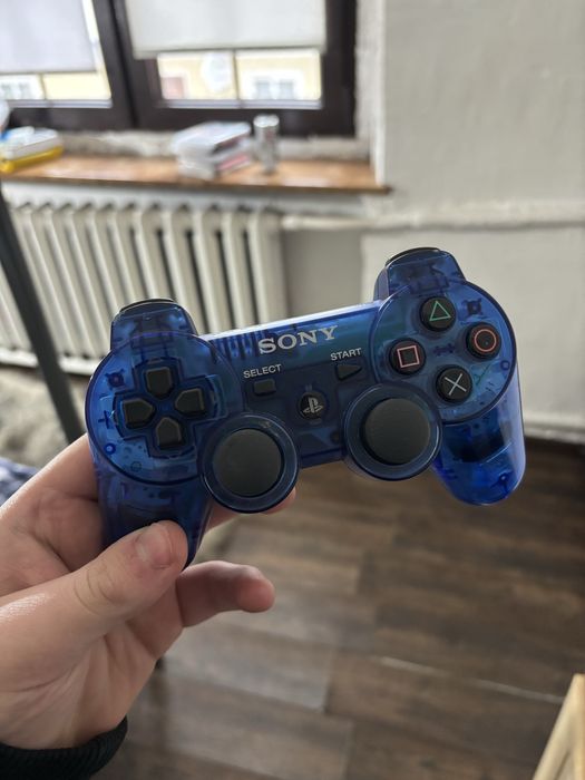 Sony DualShock 3 – Transparent Blue | Pad PS3 | Stan BDB  OKAZJA!