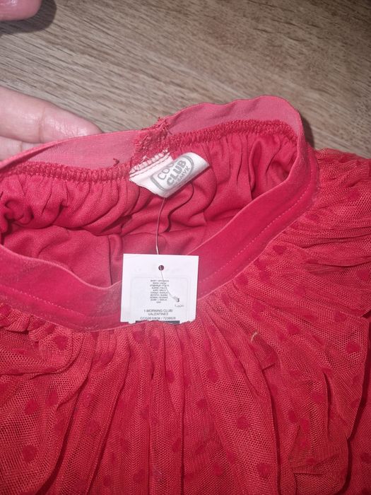 Spódnica czerwona tiul święta cool club 116