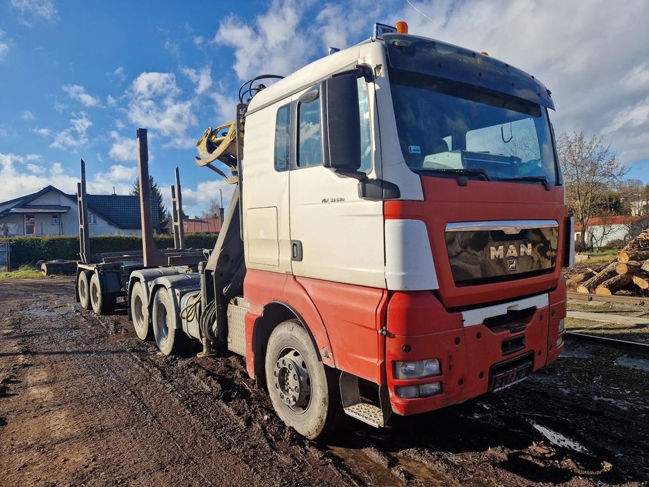 MAN  Man, Transport drewna/dłużycy HDS Loglift, zestaw
