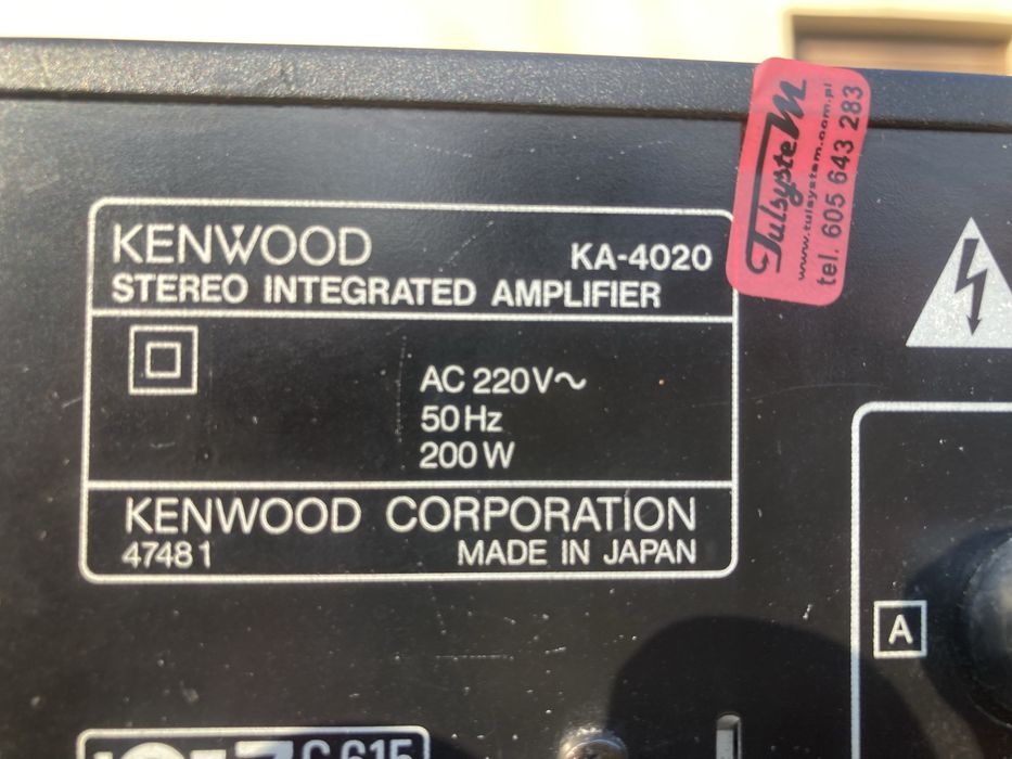 Kenwood KA-4020 wzmacniacz