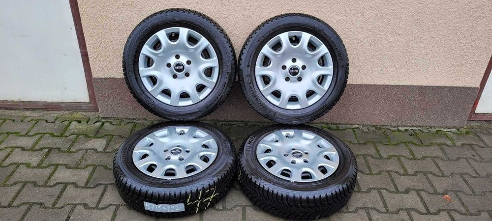 Felgi stalowe 5X112 15 MINI COOPER F56 F57 z oponami 175/65 R15 zima