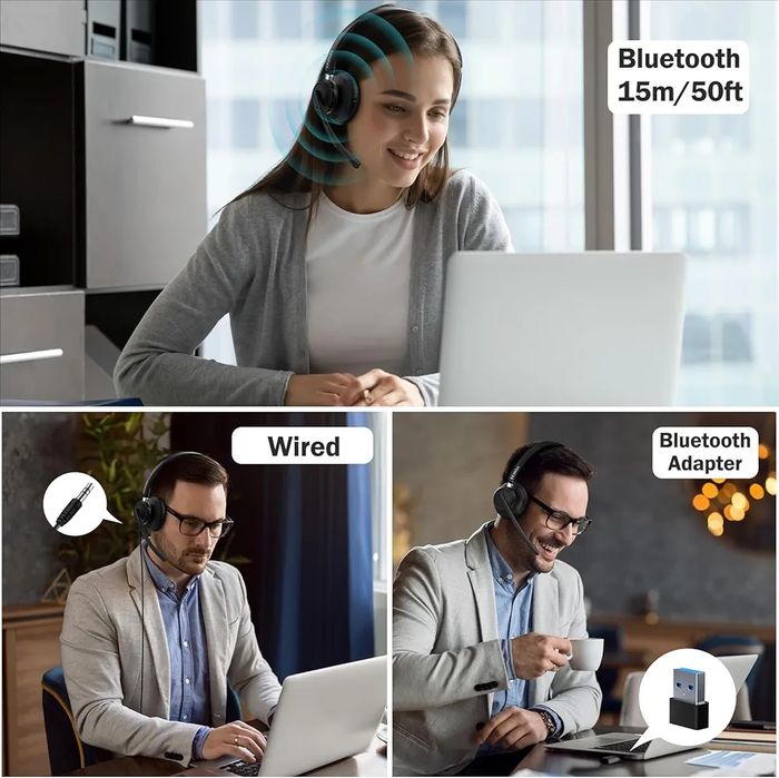 Słuchawki bezprzewodowe Seenda Wireless Headset z mikrofonem