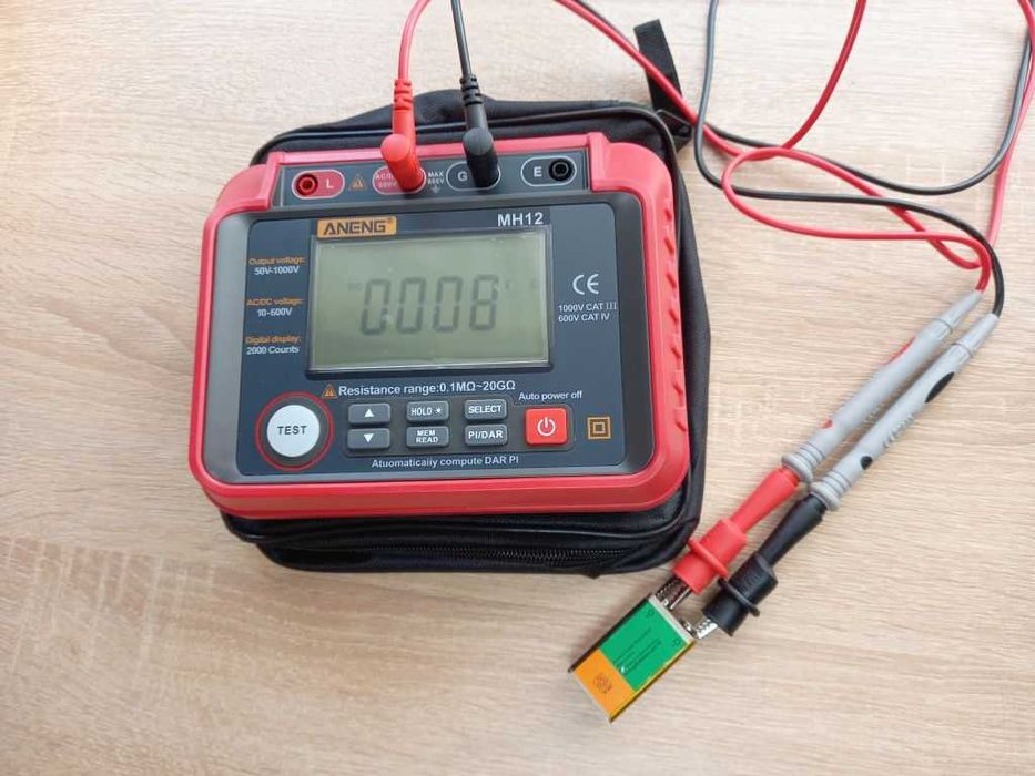 Мегомметр Aneng MH12 (з дефектом)