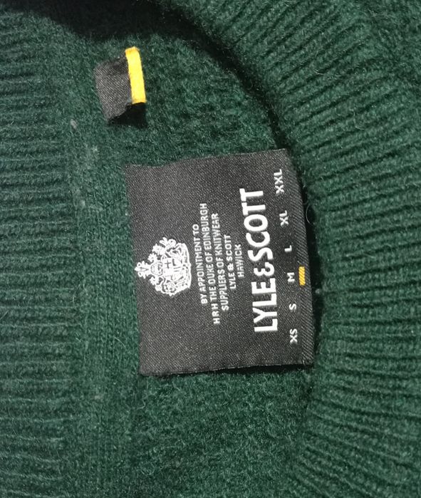 В'язаний шерстяний светр Lyle Scott