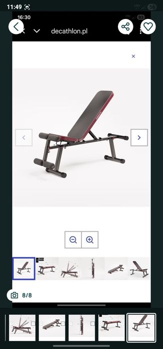 Ławka do cwiczeń treningu Corength Bench 500 Fold .Mozliwa Wysyłka