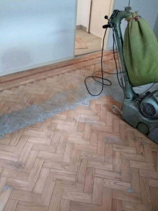 #Afagadores chão tacos e envernizamento