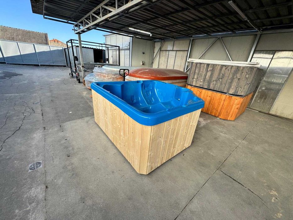 Jacuzzi balia bania piec masaż SPA ogrodowe LED transport GRATIS