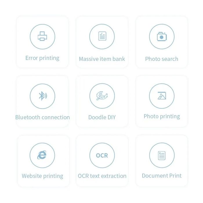 Mini HD Portable Label Thermal Printer Endurance Bluetooth Printer