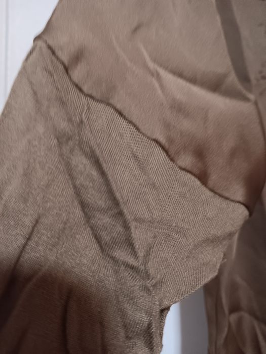 Blusa castanha/bege c/estampa