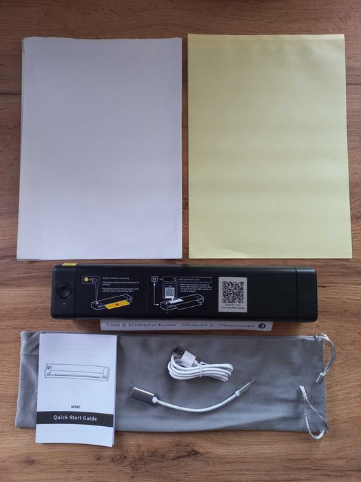 Drukarka Phomemo termiczna tatuaże drukowanie 20 kalek 10 kartek nowa