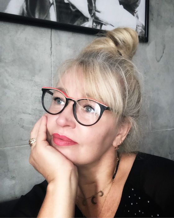 Okuary damskie ozdobne zerówki