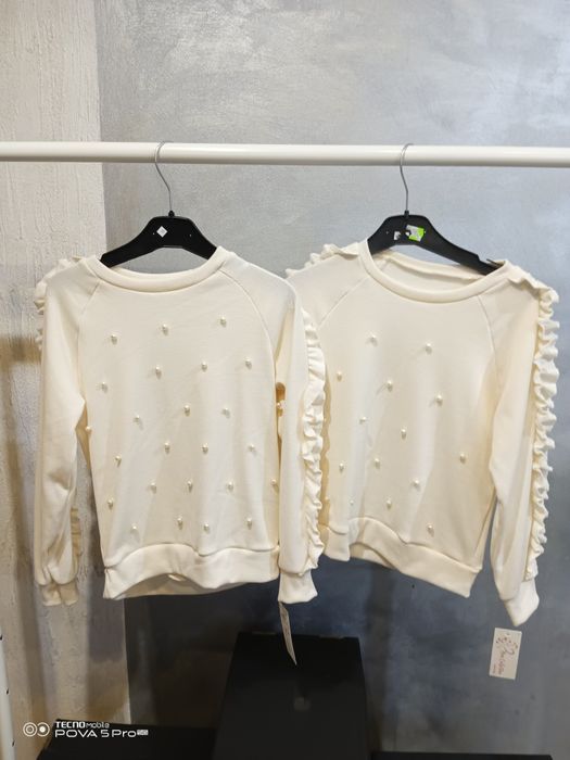 Bluzeczka dziewczęca z perelkami