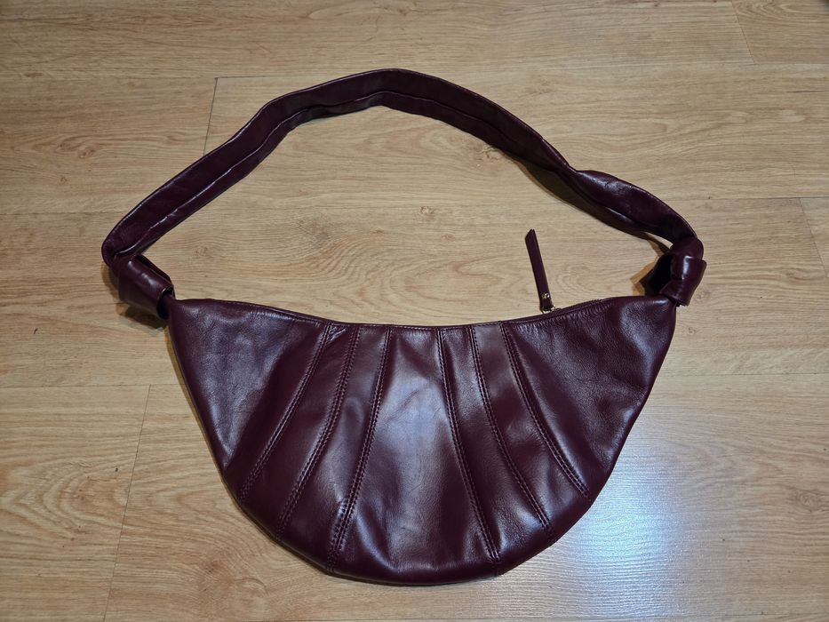 Torebka banan saszetka cos listonoszka skóra naturalna zara