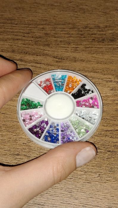 Sztuczne cyrkonie ozdoby do paznokci manicure