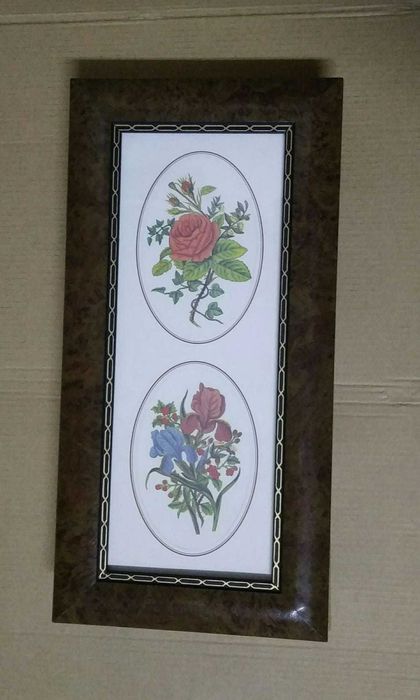Quadros de Flores -Conjunto de 4