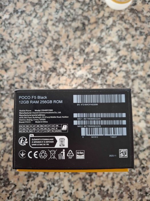 Xiaomi POCO F5 12GB RAM 256GB ROM