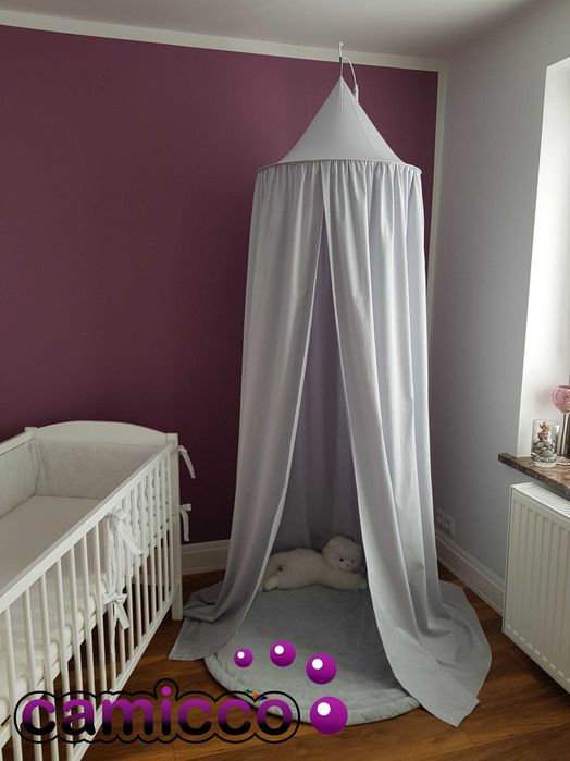 STELAŻ stojak do baldachimu REGULOWANY 118-222 cm łóżeczka baldachim