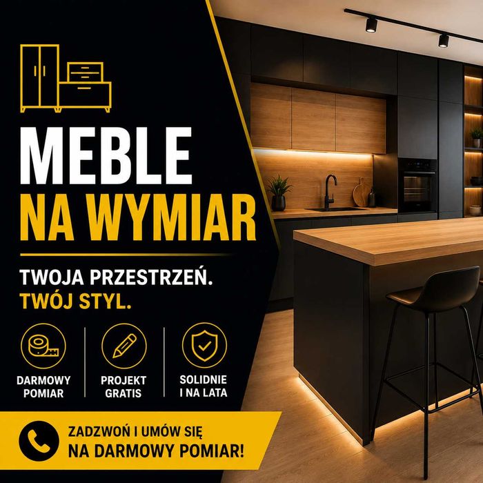 Meble na wymiar, kuchnie, szafy, garderoby - Poznań i okolice