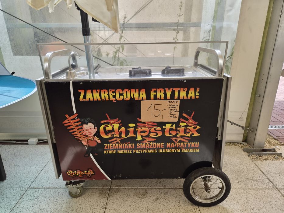 Wózek gastronomiczny zakręcona frytka