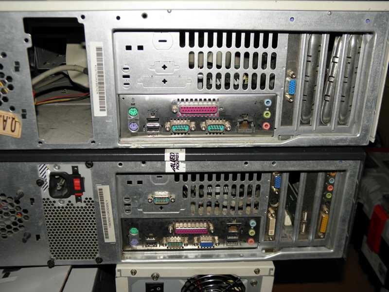 Zestaw Komputery PC Retro, pentium 4, athlon nvidia vanta komputer