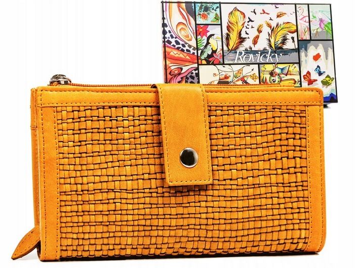 portfel damski ze skóry naturalnej - rovicky