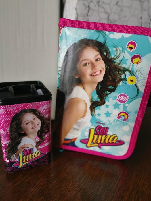 Piórnik z zamkiem i przybornik Soy Luna