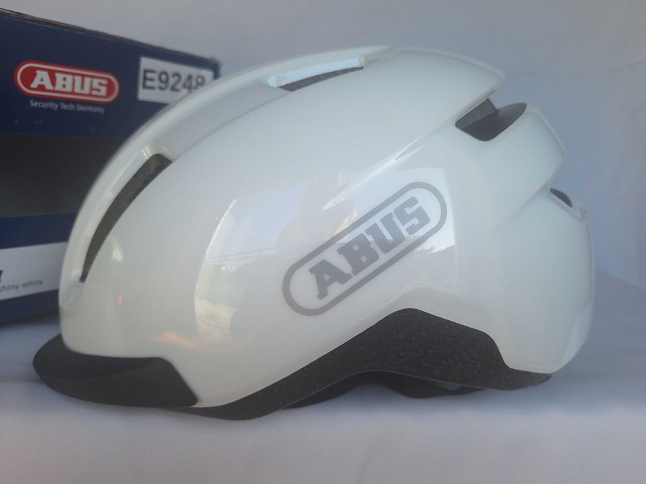 Kask rowerowy Abus Urban Purl-y Shiny White M 54-58cm