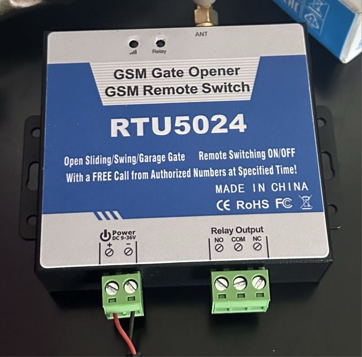 Modulo gsm / abrir portao com telemovel / chamada