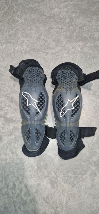 Kit proteção joelheira cotoveleira alpinestar