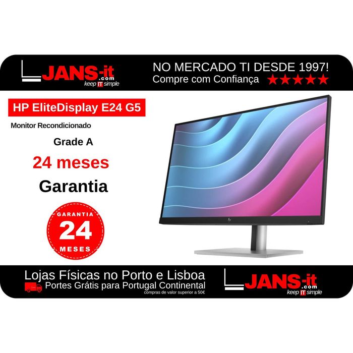 HP EliteDisplay E24 G5 | 24″ | FullHD | IPS