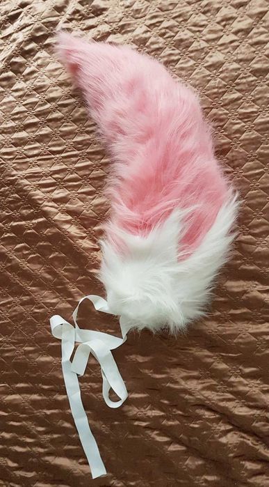 Cosplay z Fate/Grand Order Tamamo Vitch różowy ogon