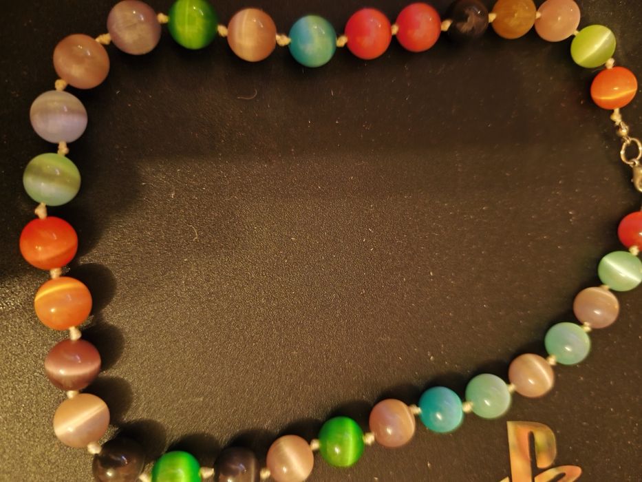 Сережки, браслет, буси місячний камінь