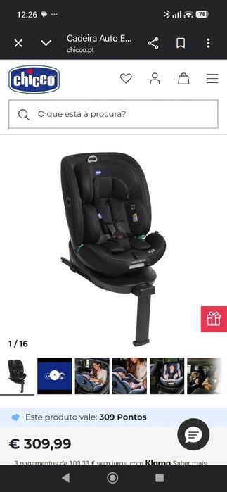 Cadeira Bebé Chicco