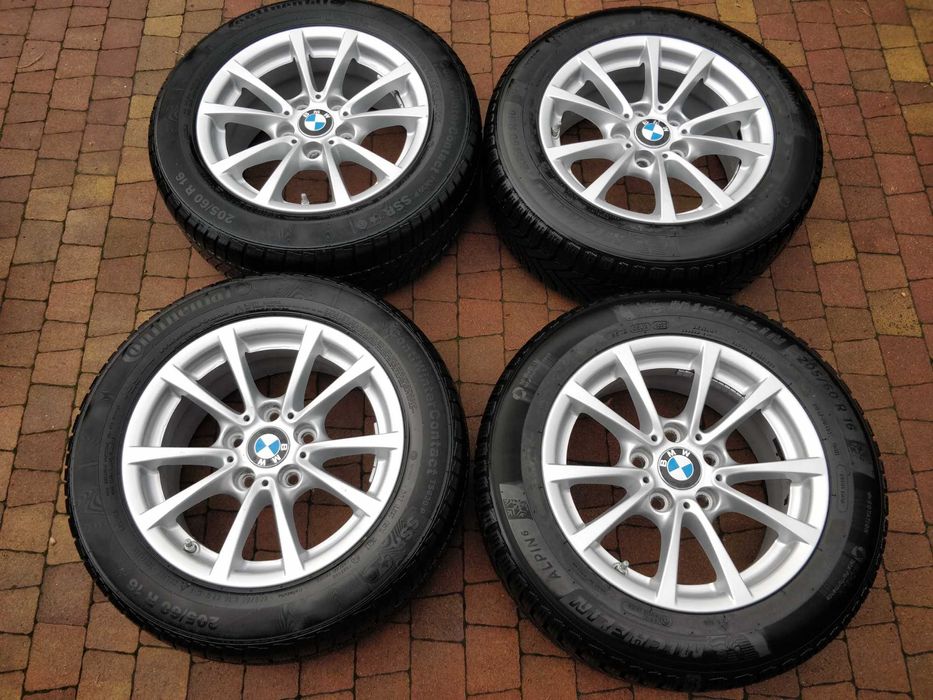 3278. Koła zimowe BMW 3 F30 F31 5x120 ET31 205/60/16 Continental 8.5mm