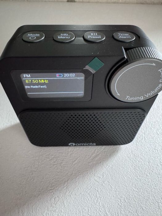 Romicta P2 цифрове радіо DAB/DAB+ з Bluetooth та кольоровим дисплеєм