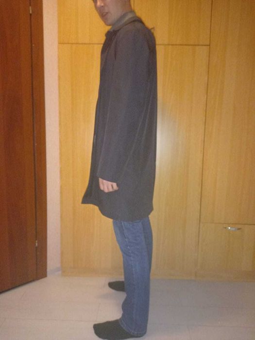 Пальто плащевка осень весна  б.у.