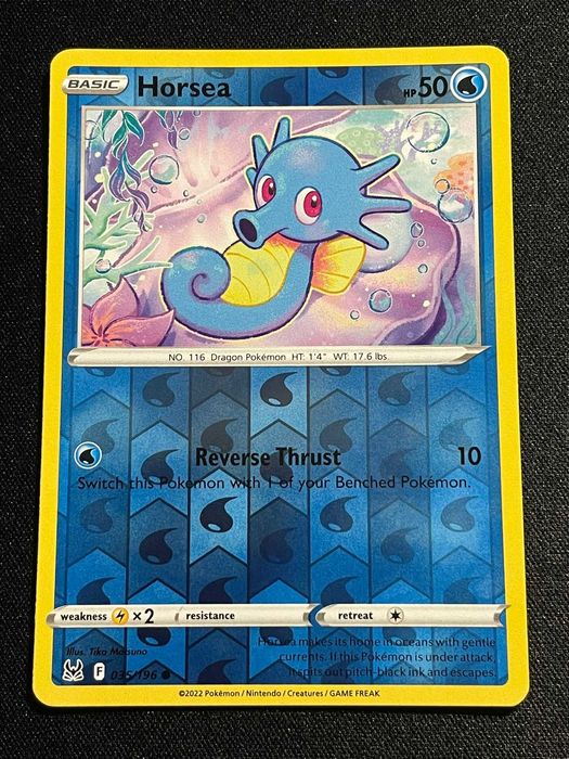Pokémon Card Horsea 35/196 Lost Origin